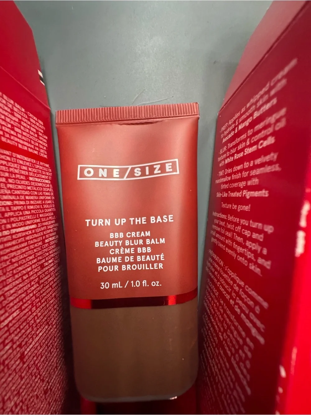 ONE/SIZE Turn Up The Base BBB Cream - Bright Red Retail Boxes
